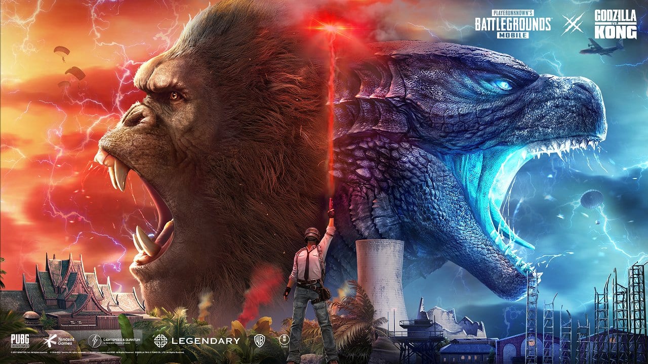 Godzilla Mechagodzilla And King Kong Arrive In Pubg